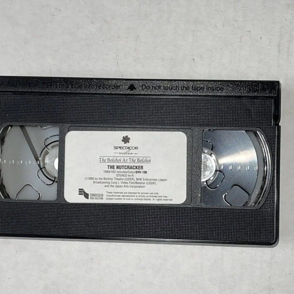 Tchaikovsky The Nutcracker Bolshoi VHS Yuru Grigorovich Natalya Arkhipova Irek - Picture 4 of 6